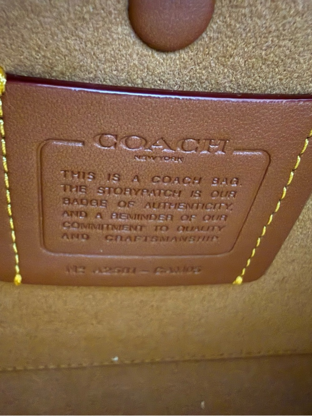 Coach Honey Soft Empire 28 Carryall Satchel - Picture 8 of 8